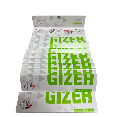 SLIM GIZEH HYPER FIN PUR PAPER 10 CARNETS