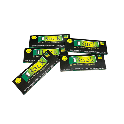 GLASS FEUILLE À ROULER TRANSPARENTE 5 CARNETS