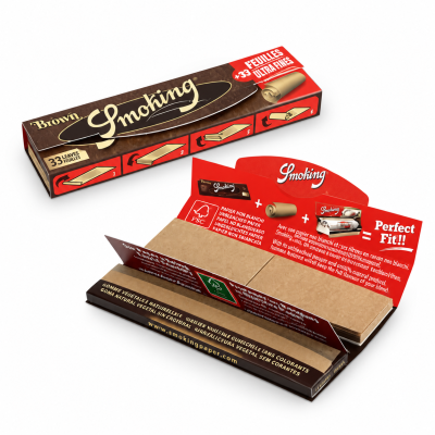 COMBI-PACK SMOKING BROWN (Feuilles + Filtres)