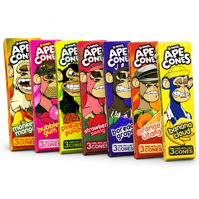 G-Rollz Ape Pink Terpene Infused Cones
