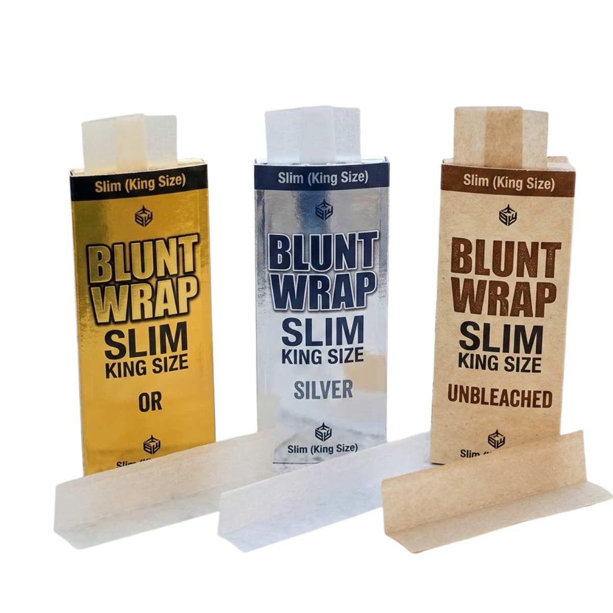 BLUNT WRAP - Feuilles à rouler Slim (Variantes : Original / Silver / Unbleached)
