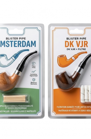 Blister Pipe Amsterdam / Pipe DK VJR + Filtre