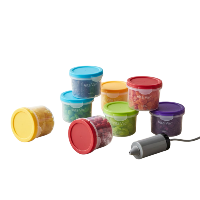 Boîte de conservation sous vide Vita Vac 0.06L Color Mix