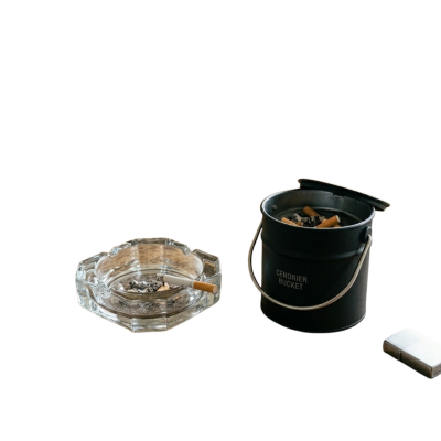 cendrier bucket & classic verre