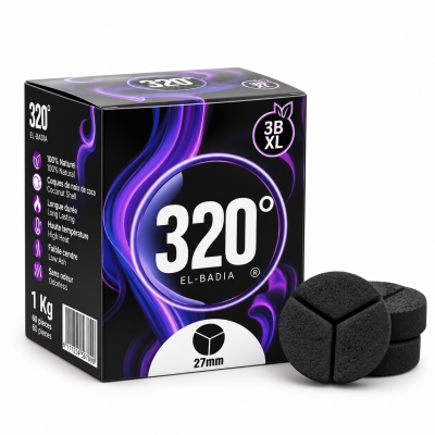 CHARBON 320 CIRCLE 27MM 1KG