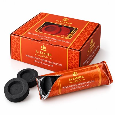 CHARBON EL FAKHER 33MM (BOITE DE 10 ROULEAUX)