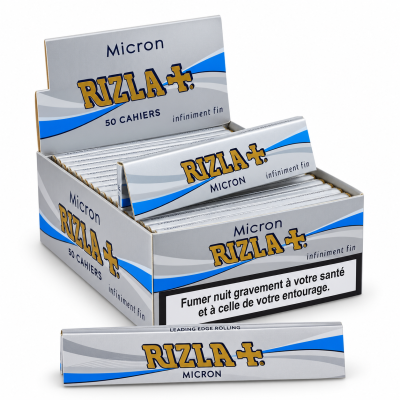 RIZZLA MICRON SILVER 10 CARNETS