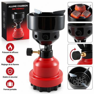 ALLUME CHARBON GAZ