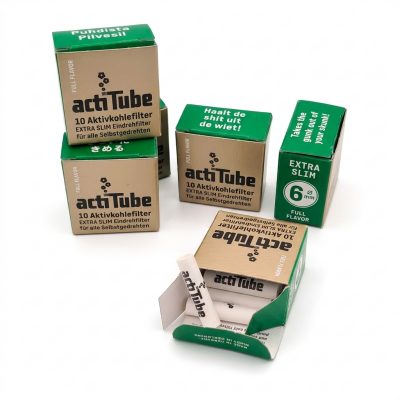 AKTITUBE FILTRES À CHARBON ACTIF DIAM 07 - SLIM