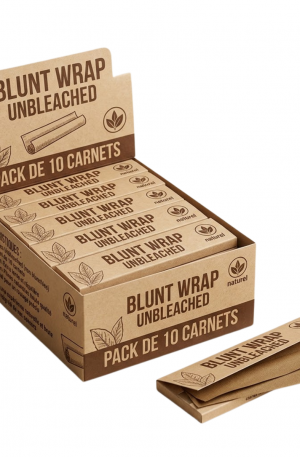BLUNT WRAP UNBLEACHED 10 CARNETS