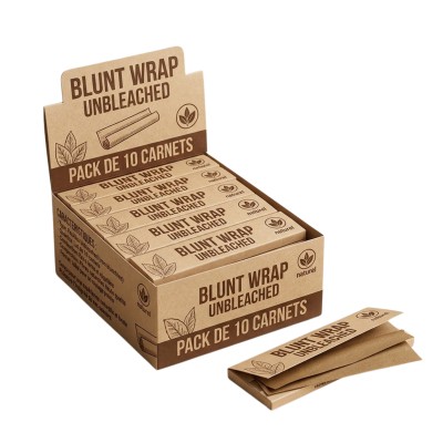 BLUNT WRAP UNBLEACHED 10 CARNETS