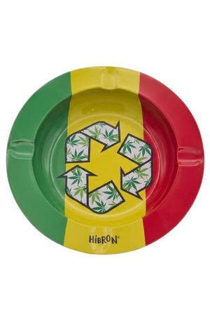 Cendrier-plat alu canna