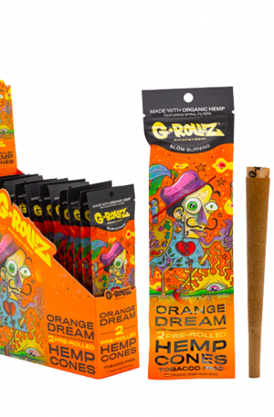 G-ROLLZ BLUNT ORANGE  DREAM HEMP CONES