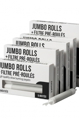 Jumbo rolls + filtre pré-roulés 5 boites