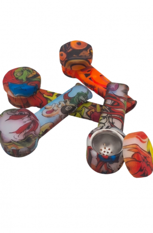 PIPE EN SILICONE  AVEC BOL (FOYER) EN METAL.