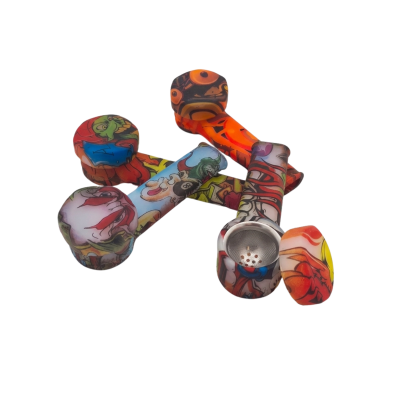 PIPE EN SILICONE  AVEC BOL (FOYER) EN METAL.