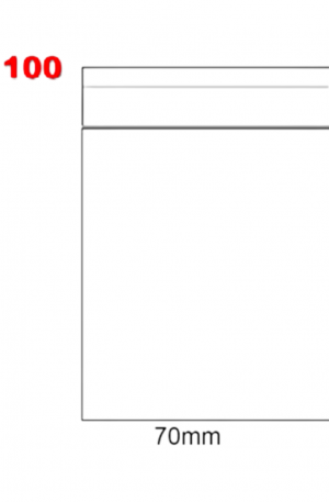 SACHET ZIP 70x100 TRANSPARENT x100