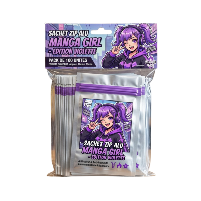 Sachet zip alu manga x100