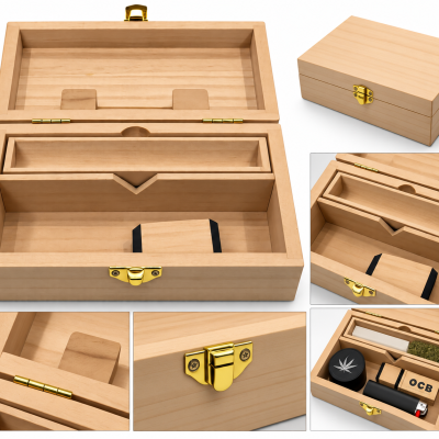 BOITE DE RANGEMENT BOIS (TAILLE M)