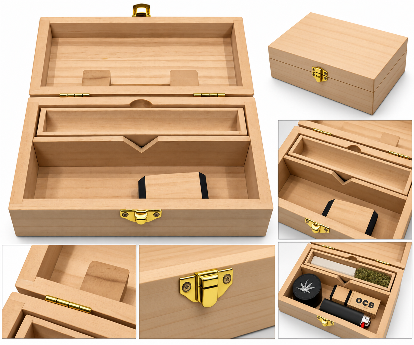 BOITE DE RANGEMENT BOIS (TAILLE M)