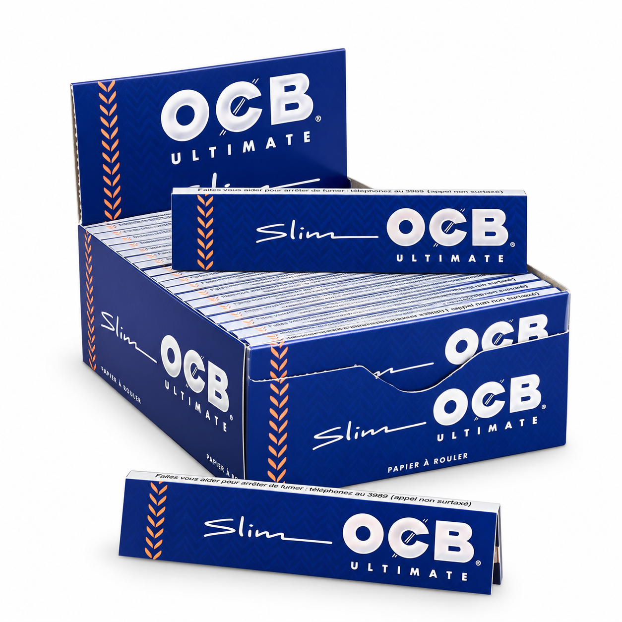 OCB SLIM ULTIMATE 10 CARNETS – vue 2
