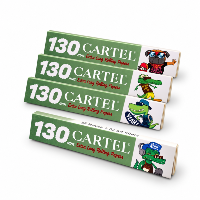 CARTEL CLASSIC 130MM + FILTERS TIPS 5 CARNETS
