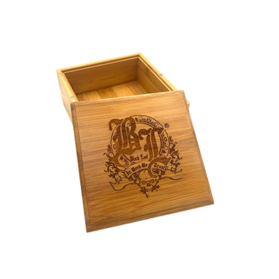 boîte de rangement en bois Black Leaf