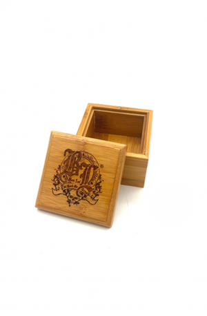 boîte de rangement en bois Black Leaf xs