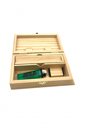 boîte de rangement en bois (taille M)