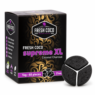 CHARBON FRESH COCO XL 1KG