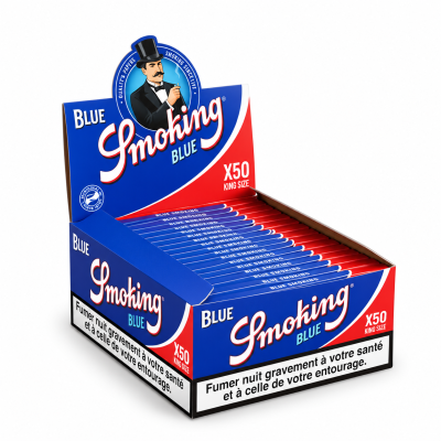 SMOKING BLUE 10 CARNETS