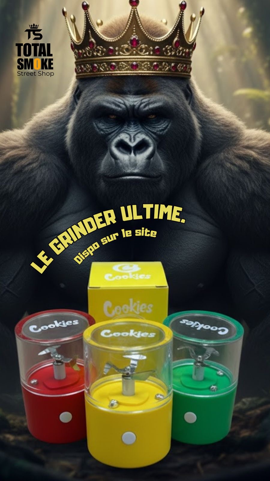 Le Grinder électrique Cookies est dispo.