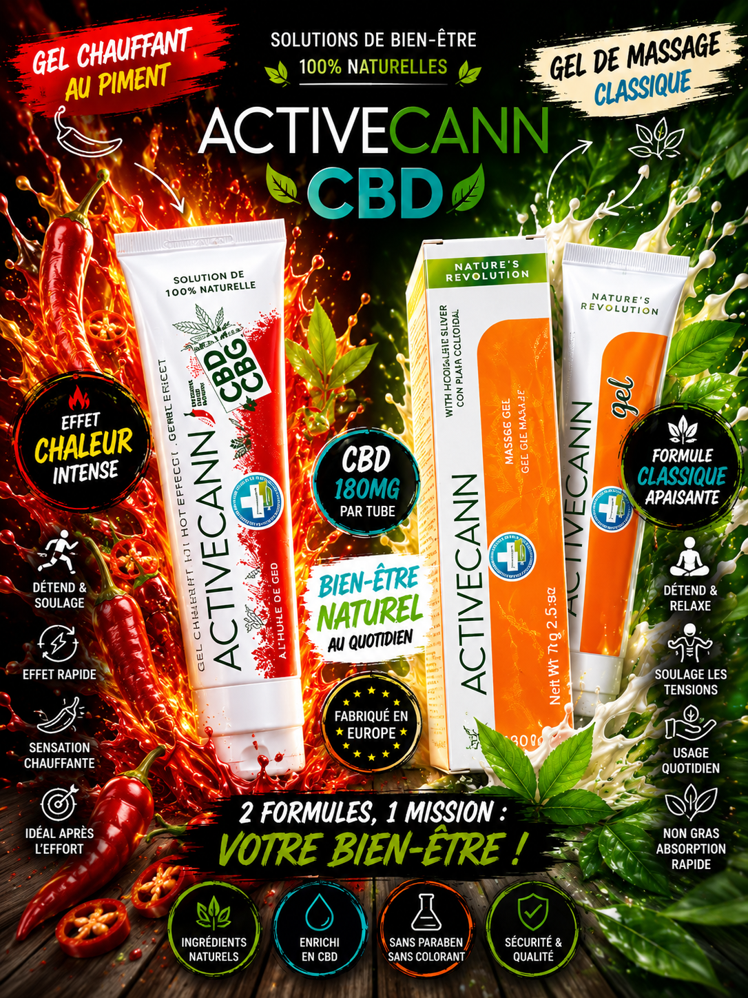 Découvrez nos gels CBD