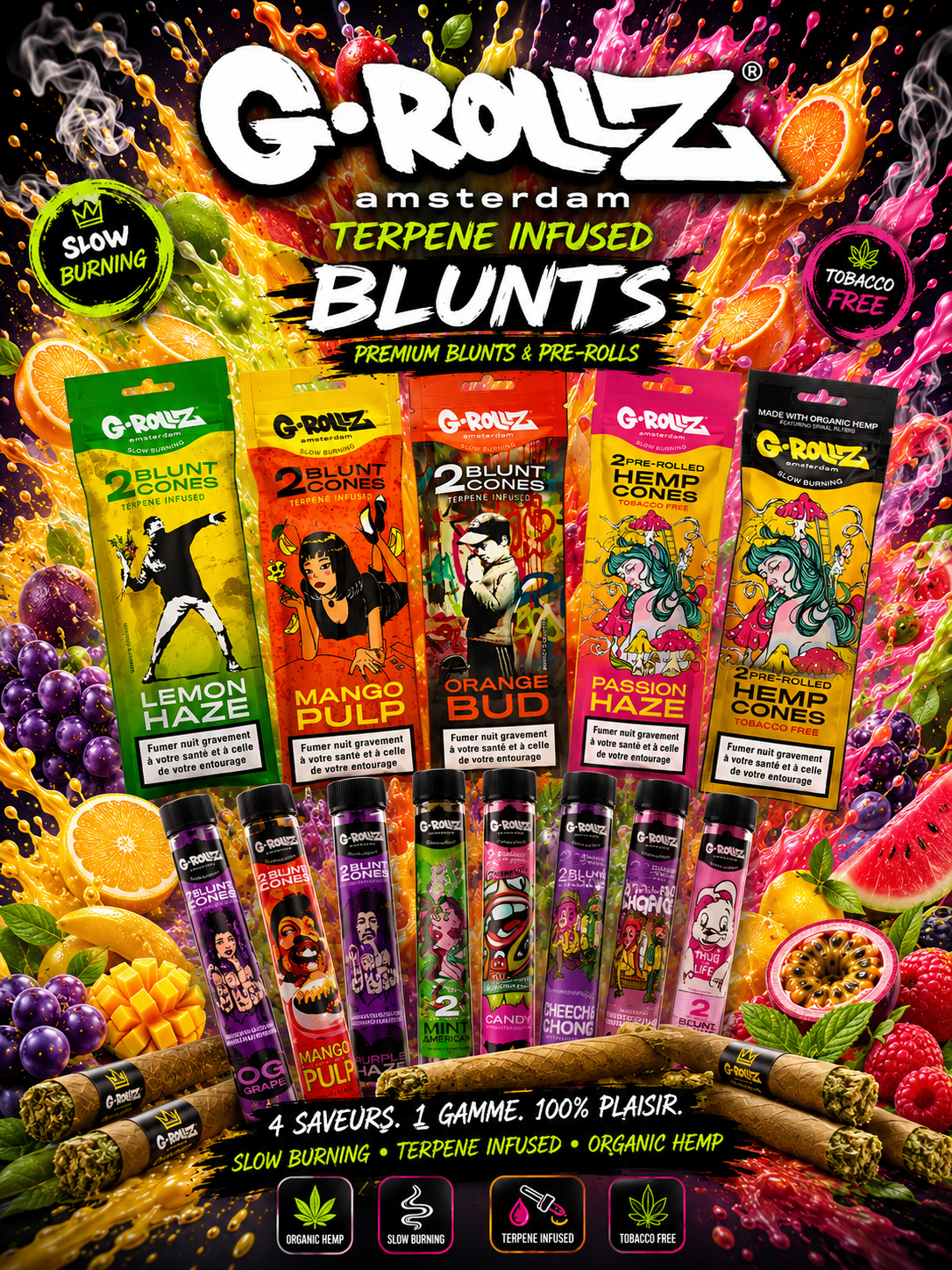 Les Blunts G-Rollz la tendance du moment.