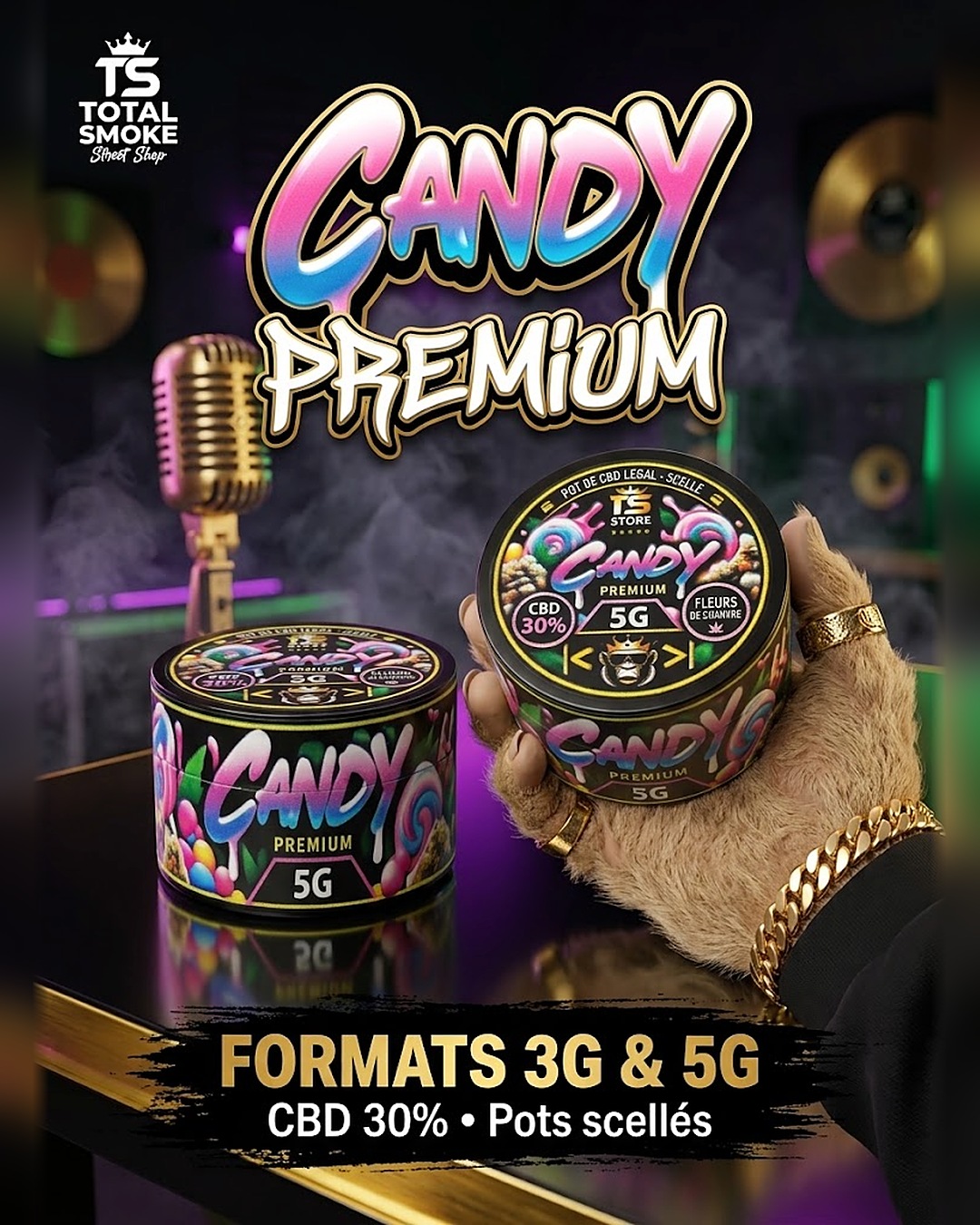 Pot CBD CANDY Premium formats